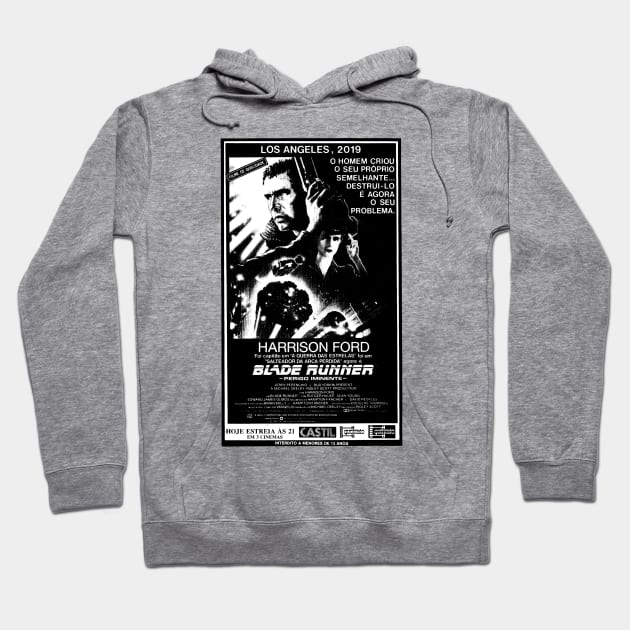 Blade Runner - Newspaper Poster Hoodie by MalcolmDesigns